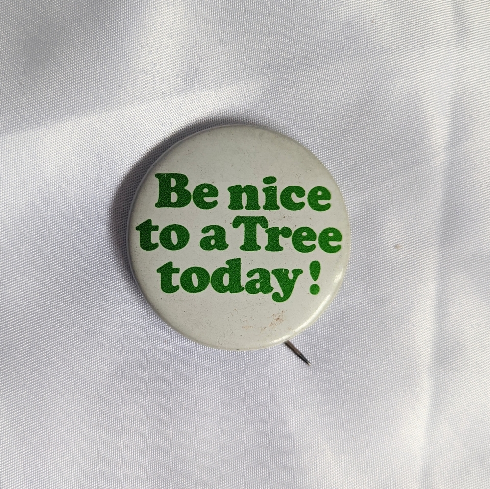 Vintage Tree Hugger Pin